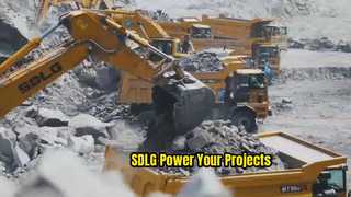 SDLG 掘削機、グレーダー、ブルドーザー、ローラー
